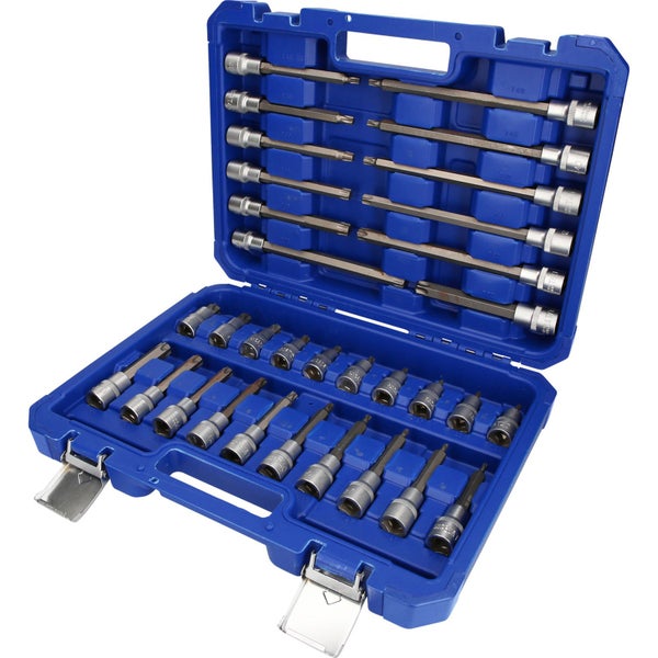 BRILLIANT TOOLS 1/2 Bit-Stecknuss-Satz 32tlg. Torx-Profil - BT022532