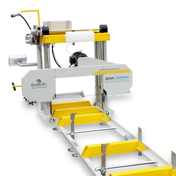 BAMATO Blockbandsäge BBSW-790PROA für Holzarbeiten