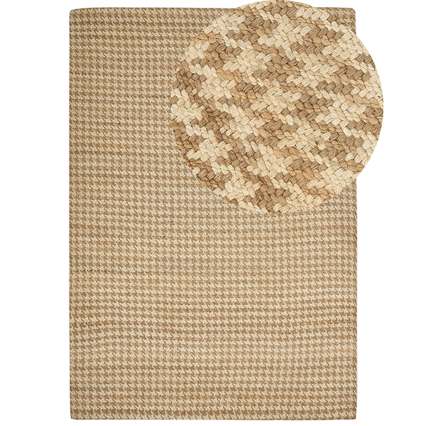 Teppich ARAPTEPE 160 x 230 cm Jute Beige