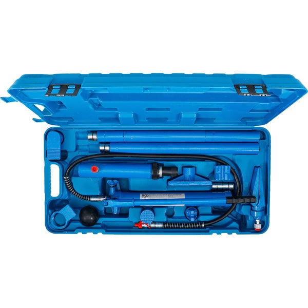 Hydraulischer Karosserie Richtsatz im Werkzeugkoffer