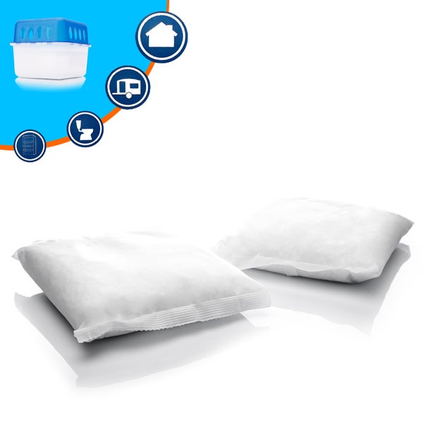 BigDean 12x 400g Luftentfeuchter Nachfüllpack Feuchtigkeitskiller Feuchtigkeits-Stopper Nachfüll-Beutel Granulat - Universelle Ersatzbeutel passen auch für Ultra Fresh Luftentfeuchter
