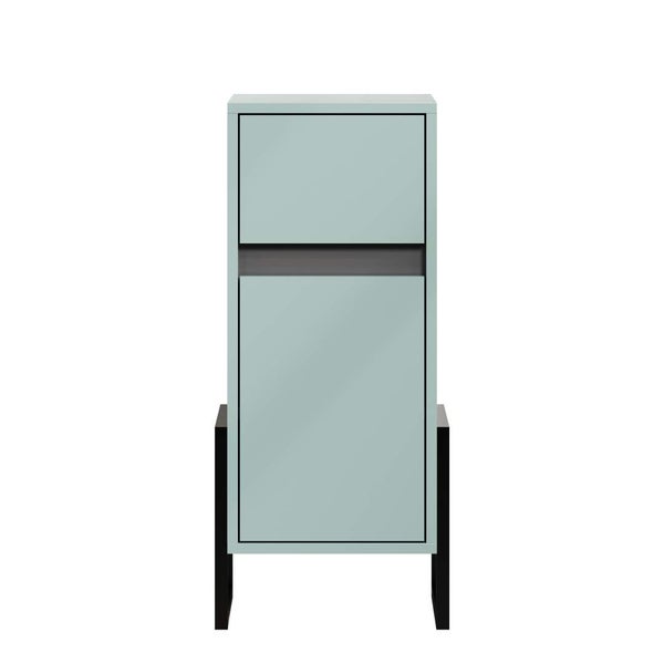 Matix Badschrank blau, grau. 36 X 35 X 80 cm