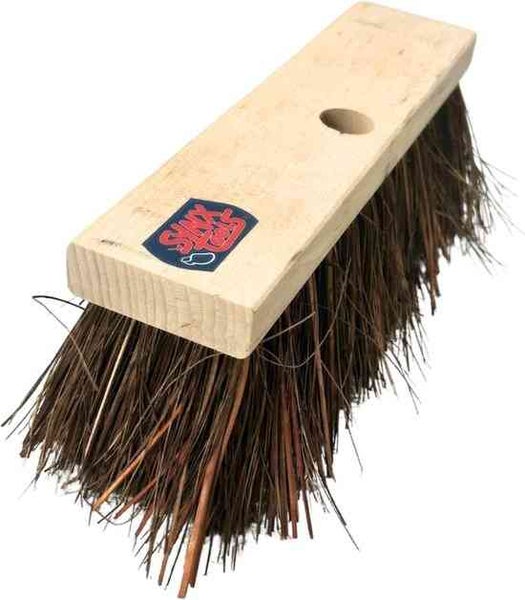 Handfeger mit Holzblock und Pflanzenfaserborsten