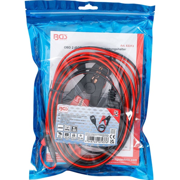 BGS OBD 2 (EOBD) Bordnetz-Spannungshalter 5 m - 63313