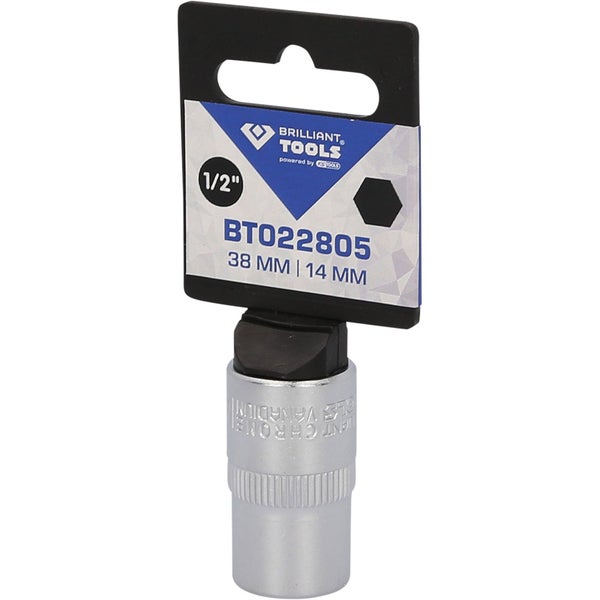BRILLIANT TOOLS 1/2 Sechskant-Stecknuss 14 mm - BT022805