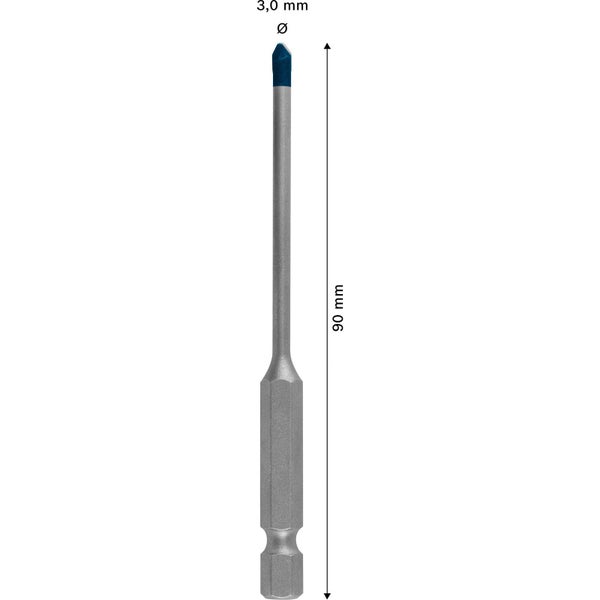 Bosch Expert HEX-9 HardCeramic Bohrer 3 x 90 mm - 2608900587