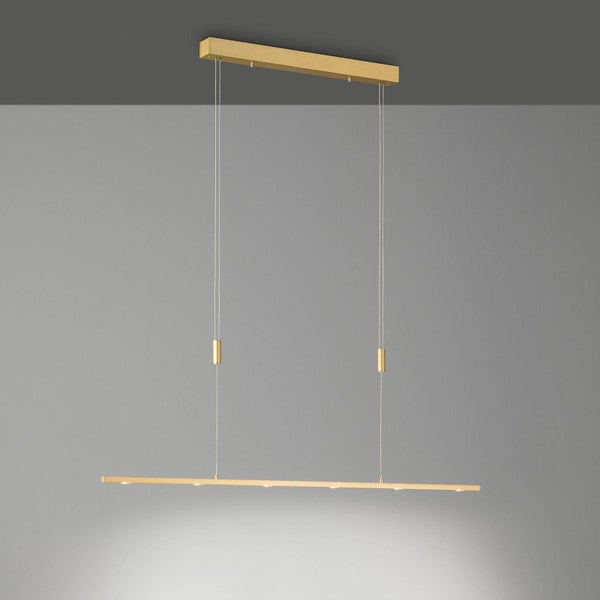 Goldfarbene LED-Pendelleuchte