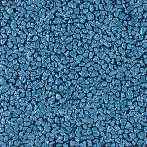 Terralith Metallic - Steinteppich blau für 1 qm - außen -