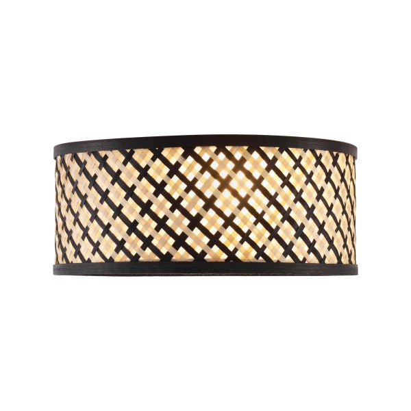 Deckenleuchte aus geflochtenem Material