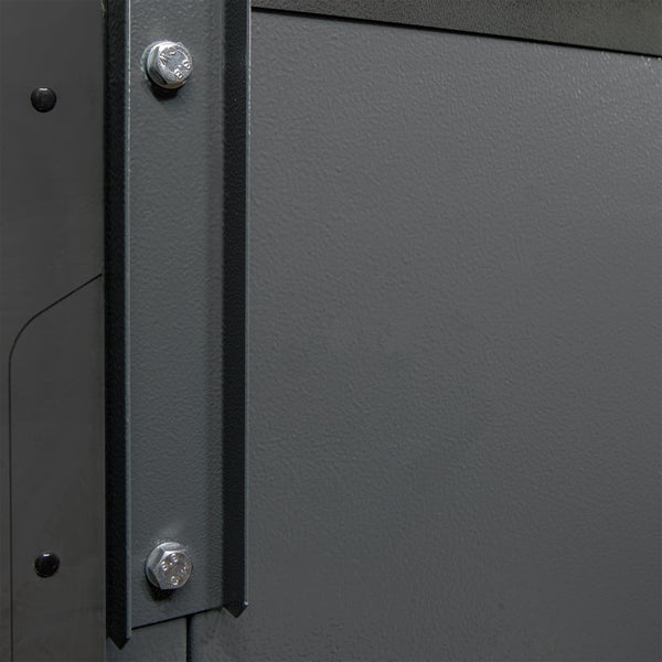 PROREGAL Werkstattwagen Cheetah Plus + Lochplatte | 7 Schubladen | HxBxT 168,5x75x47,5cm | Anthrazitgrau/Silbergrau | Schubladenbox, Werkzeugschublade