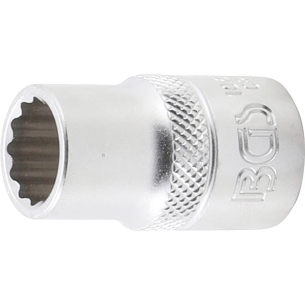 BGS Steckschlüssel-Einsatz Zwölfkant Antrieb Innenvierkant 12,5 mm (1/2) SW 13 mm - 10633