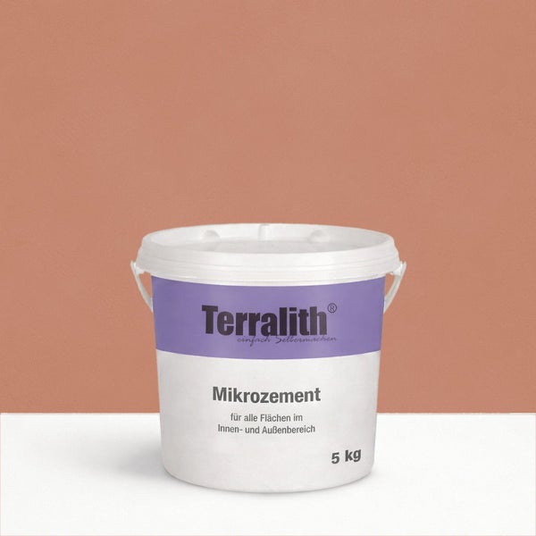 Terralith Mikro Zement 5 kg Eimer für den Innen- und Außenbereich