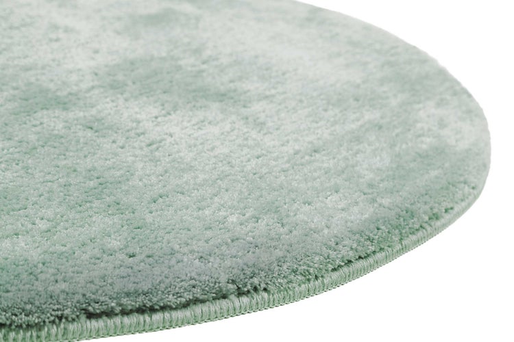 Badteppich Mintgrün Joris WECONhome Basics 90 cm rund