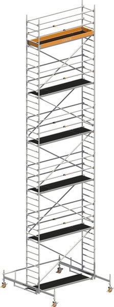 Layher Fahrgerüst mit mehreren Plattformen