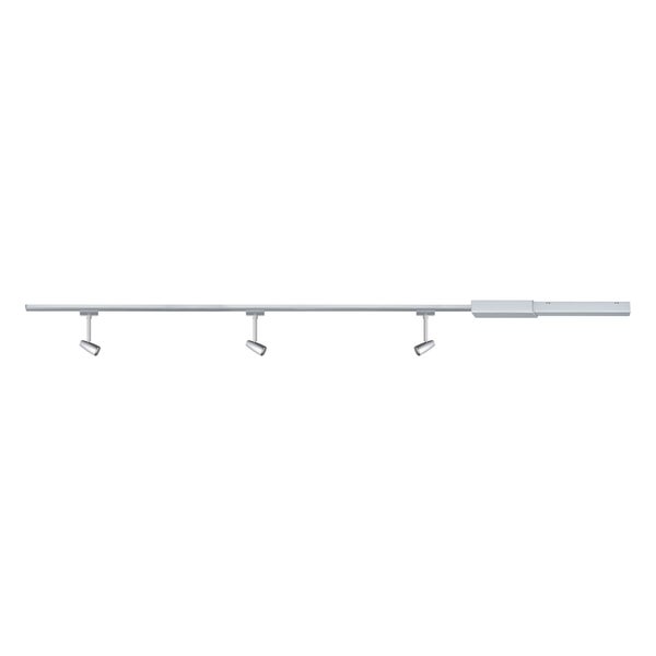 URail Schienenspot Smart Home Zigbee 3.0 Barelli Basisset GU10 max. 3x10W dimmbar 230V Chrom matt/Chrom Smart Home Zigbee