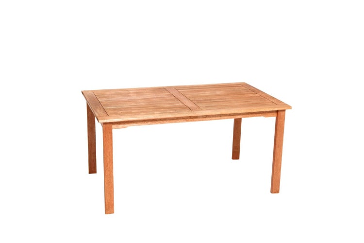 Rechteckiger Gartentisch aus Holz