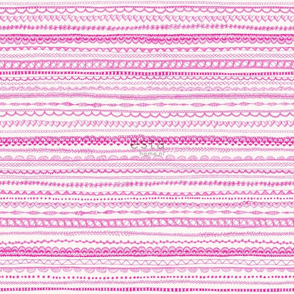 Muster aus dekorativen Bordüren für Innendesign