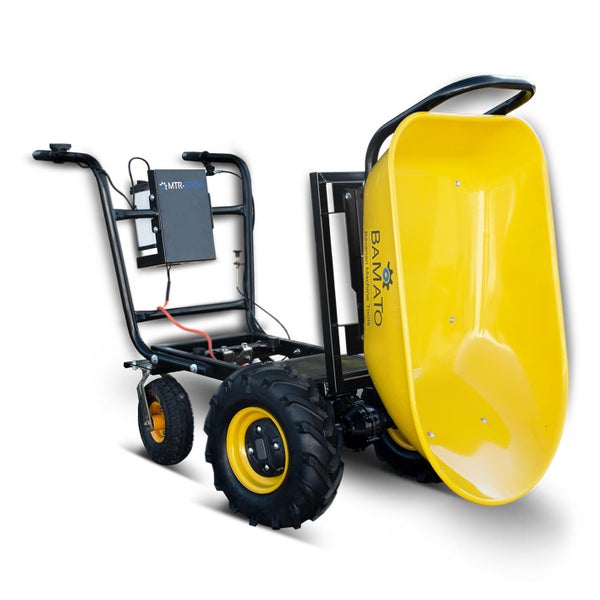 BAMATO MTR-300W Elektrische Schubkarre mit Lithium-Ionen-Akku