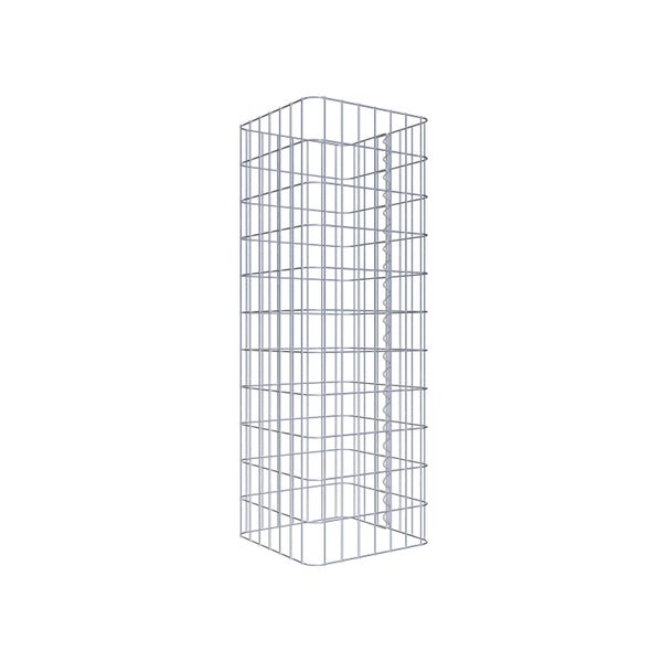 Gabionensäule 37 x 37 cm, MW 5 x 10 cm eckig - Höhe: 1,10 m