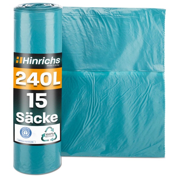 Müllsäcke 240 Liter Extra Stark - 15 Stück