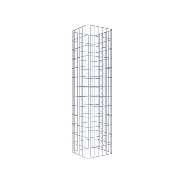 Gabionensäule 32 x 32 cm, MW 5 x 10 cm eckig - Höhe: 1,30 m