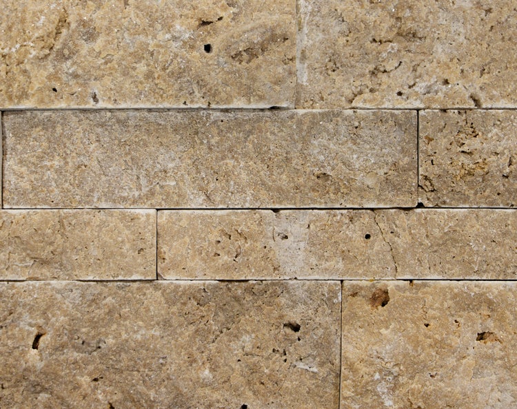 Wohnrausch Wandverblender Naturstein Travertin Paneele NOCE, braun