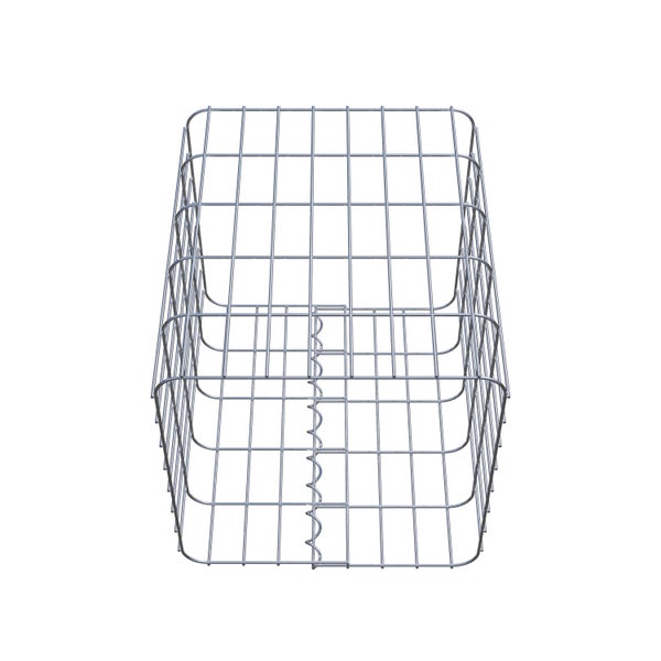 Gabionensäule 42 x 42 cm, MW 5 x 10 cm eckig - Höhe: 0,50 m