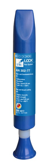 WEICONLOCK® AN 302-77 Rohr- und Gewindedichtung|für Großgewindeteile und Flansche, hochfest|200 ml|rot