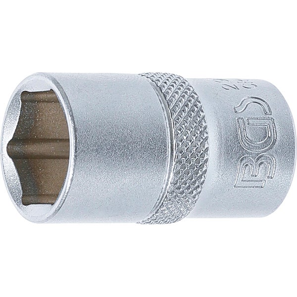 BGS Steckschlüssel-Einsatz Sechskant Antrieb Innenvierkant 12,5 mm (1/2) SW 16 mm - 2916