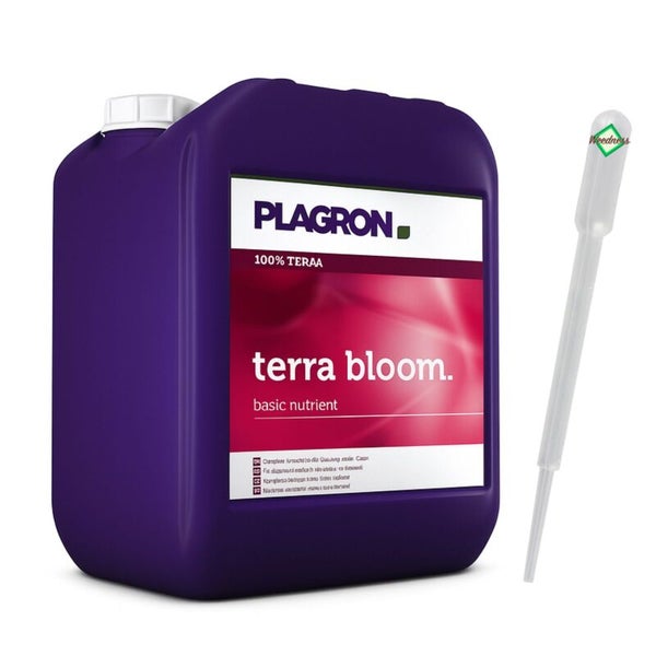 Plagron Terra Bloom Basisdünger in einem Kanister mit Pipette