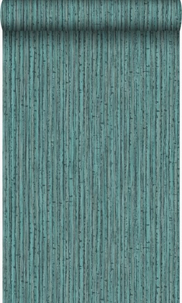 Origin Wallcoverings Tapete Bambusmuster Meeresgrün - 53 cm x 10.05 m - 347402