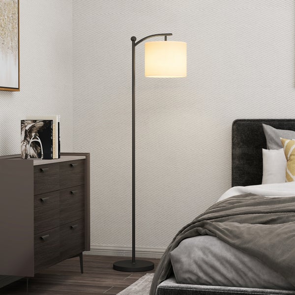 Viererbild, das eine LED-Leuchte mit Handystativ in verschiedenen Nutzungsszenarien zeigt: Arbeiten, Studieren, Basteln und Videokonferenzen.
