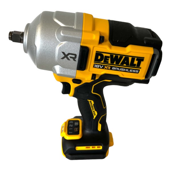 DeWalt Akku-Schlagschrauber 18 Volt XR Brushless aus Kunststoff und Metall in Gelb und Schwarz.