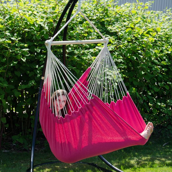 XXL Hängesessel Relaxsessel 185x130cm bis 150kg Orchideenfarben