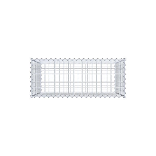 Gabione 100 cm x 80 cm x 40 cm (L x H x T), Maschenweite 5 cm x 5 cm, Spirale