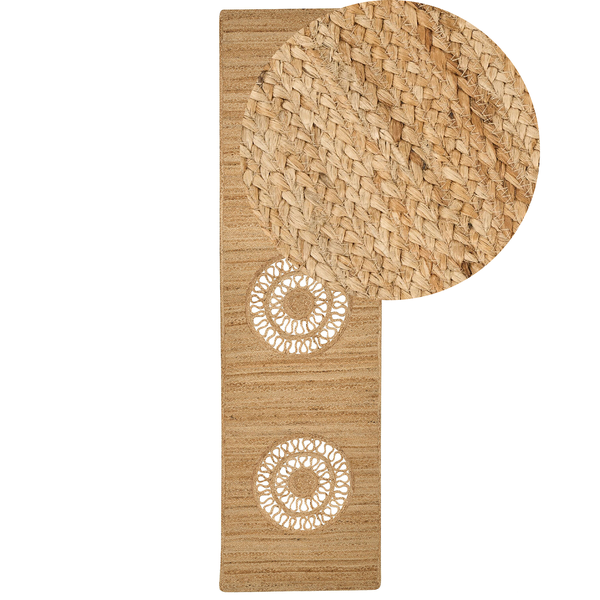 Teppich HATIPOGLU Beige 80 x 300 cm Jute