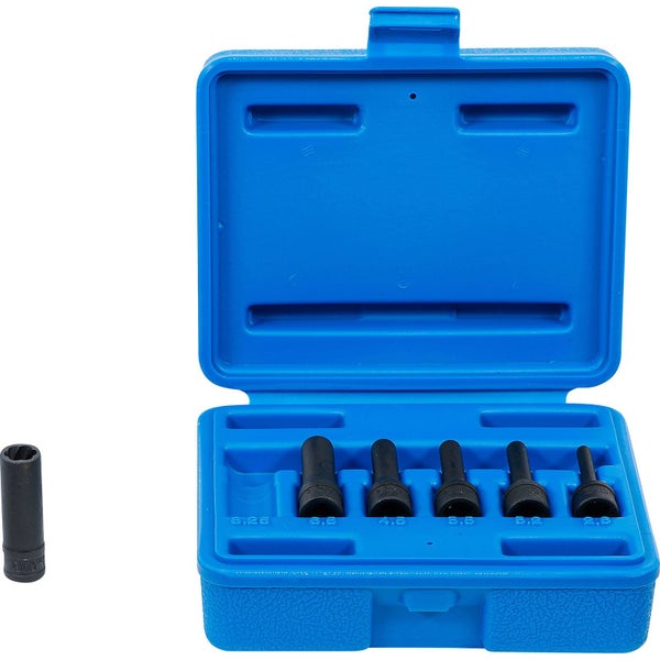 BGS Abdreh-Einsatz-Satz für Glühkerzenelektrode Antrieb Innenvierkant 6,3 mm (1/4) 6tlg. - 5290