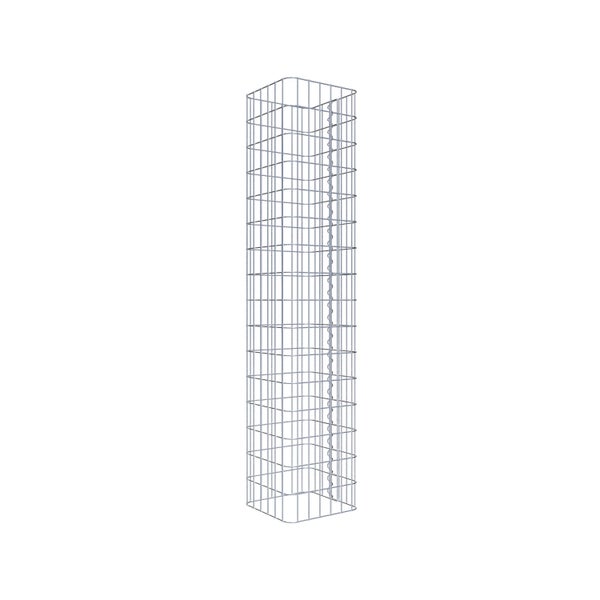 Gabionensäule 32 x 32 cm, MW 5 x 10 cm eckig - Höhe: 1,60 m
