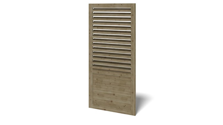 Paneel für Gartenlaube mit Jalousie 1,01x2,17m