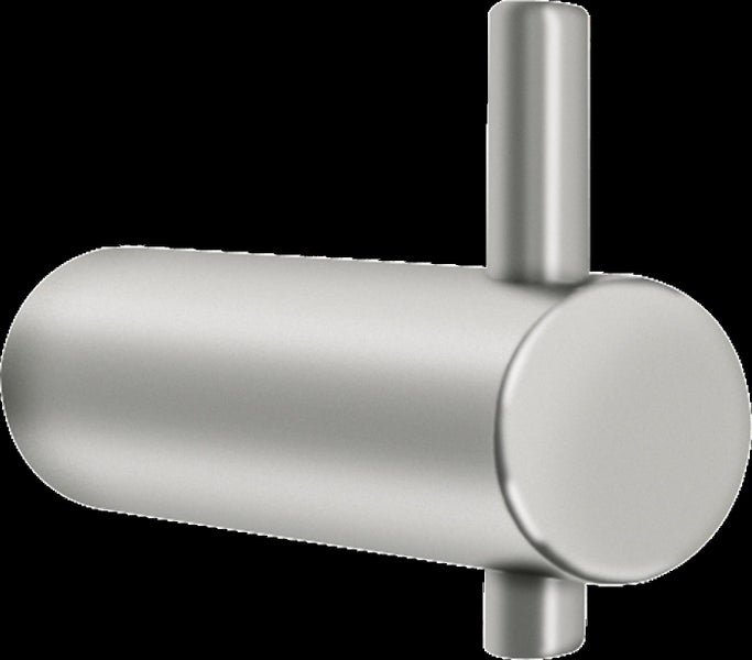 Moderner Wandhaken aus Metall in zylindrischer Form für Handtücher oder Kleidung
