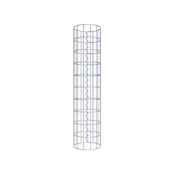 Gabionensäule Durchmesser 22 cm, MW 5 x 10 cm rund - Höhe: 1,00 m