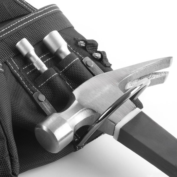 STAHLWERK Werkzeuggürtel Werkzeug Gürteltasche Handwerkergürtel aus Polyester