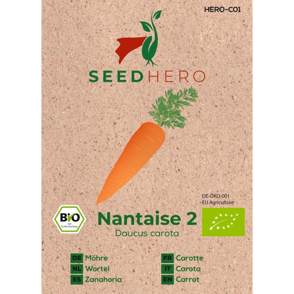 BIO Möhre Nantaise 2 Samen von Seedhero