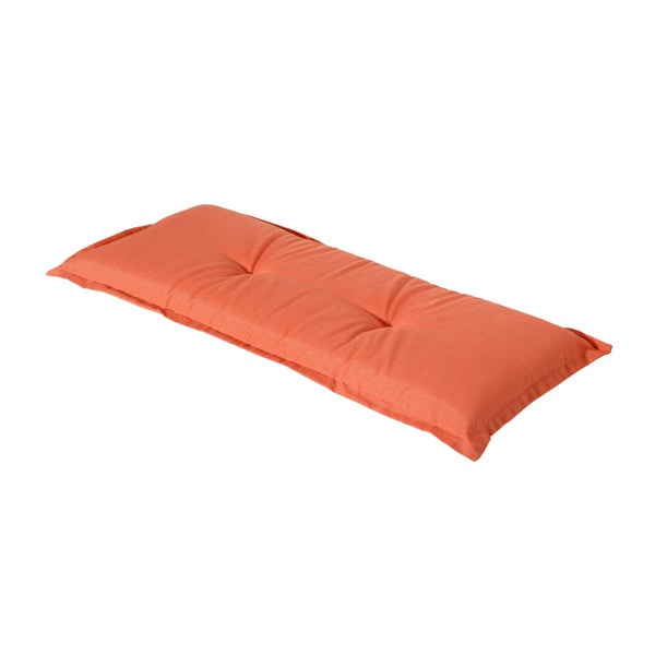 Bankauflage Panama Flamme Orange - Ca. 120x48 cm