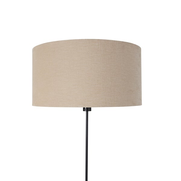 Stehleuchte mit Stoffschirm