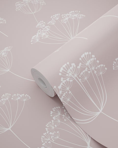 Tapetenrolle mit Blütenmuster