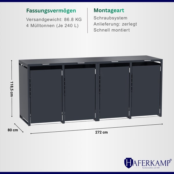 Dreiteiliges Badezimmermöbel-Set in Eiche-Optik bestehend aus Hochschrank mit Glaseinsatz, Waschbeckenunterschrank und Spiegel mit Ablagefläche.