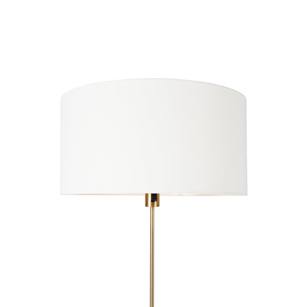 Stehlampe mit Schirm