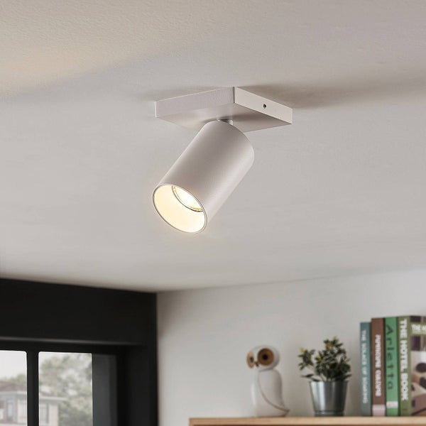 Deckenleuchte mit verstellbarem Spot im modernen Wohnraum.