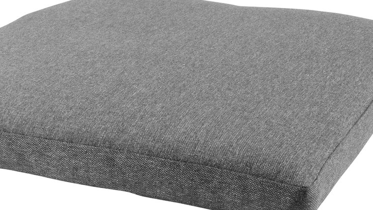 Aviol 2xSitzkissen für Gartenstuhl grau. 48 X 5 X 48 cm
